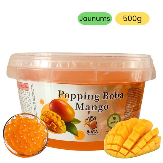 JAUNUMS! MANGO Burbuļtējas bumbiņas, 500g